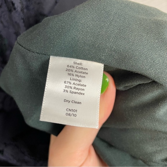 Talbots Navy Blue Lace Dress Size 20 NWT - Picture 7 of 8